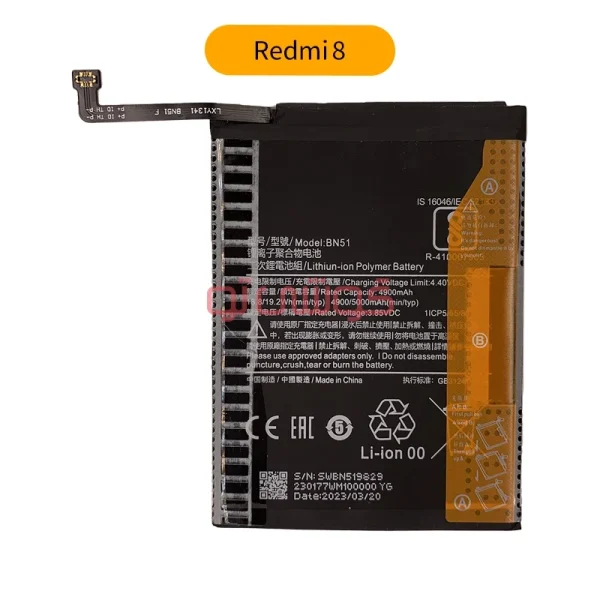 باتری شیائومی Redmi 8 (BN51)